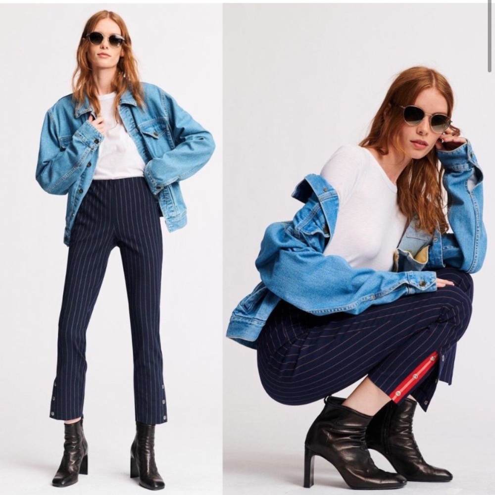 Rag & Bone Simone Snap Slim Pants - image 1